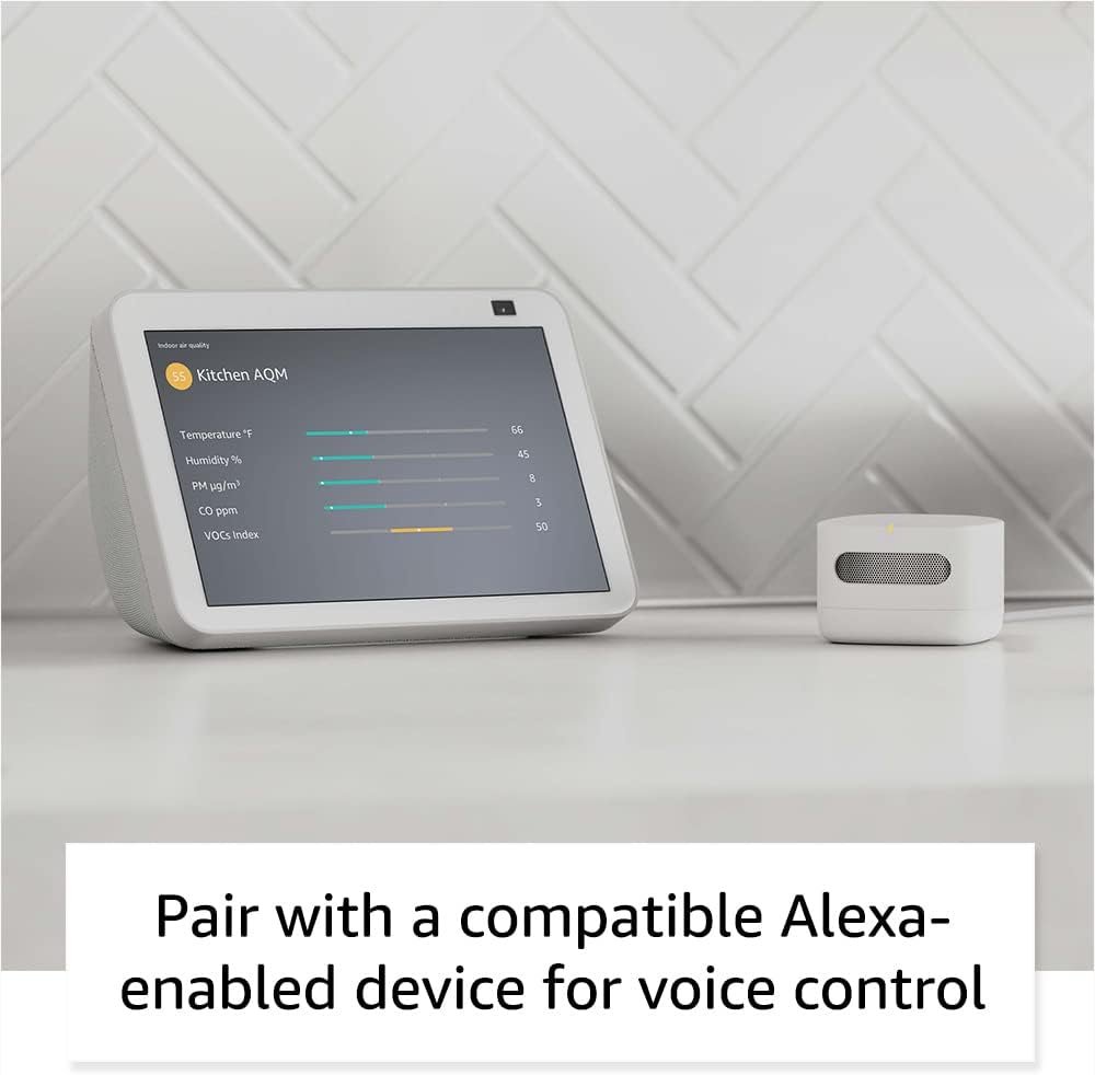 smart air quality monitor alexa