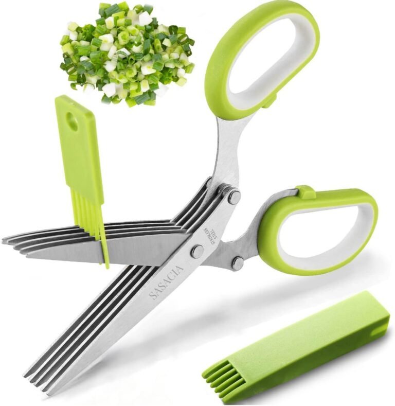 herb scissors 5 blades kitchen