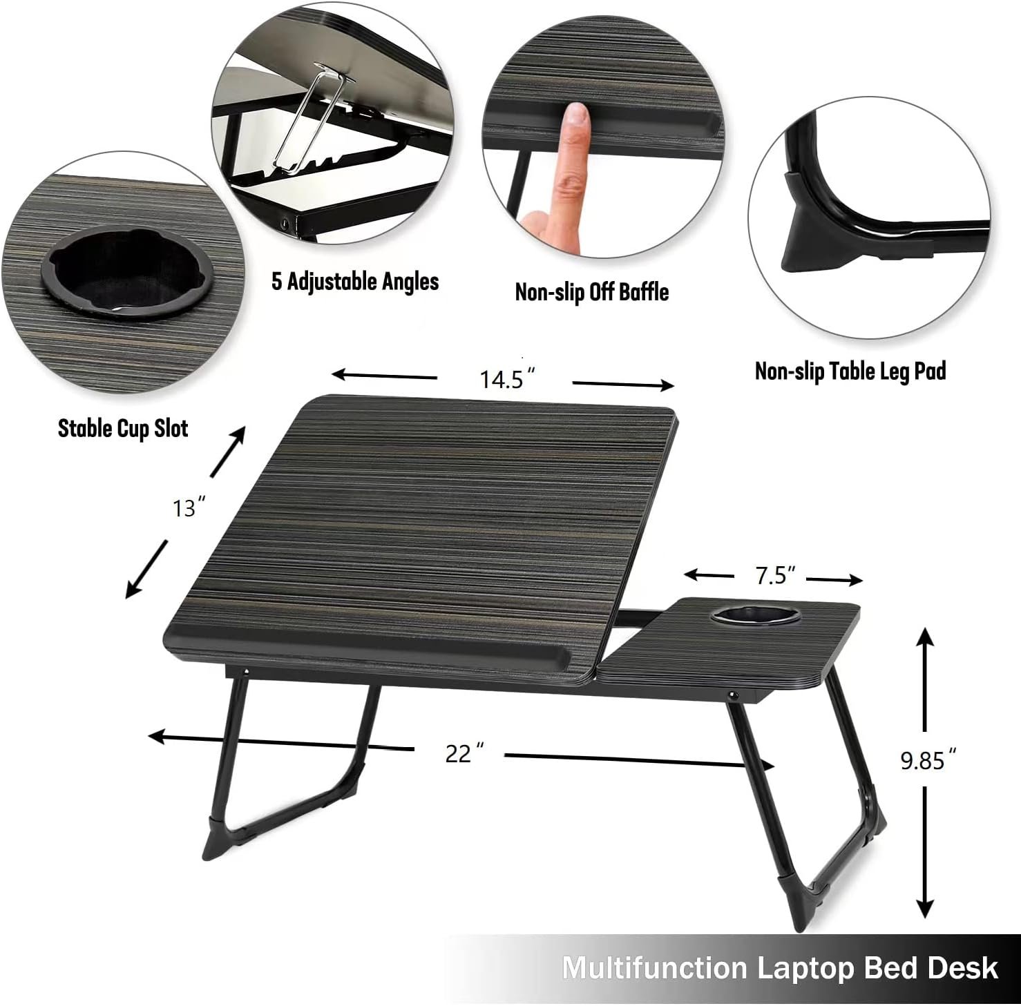 adjustable laptop desk for bed couch