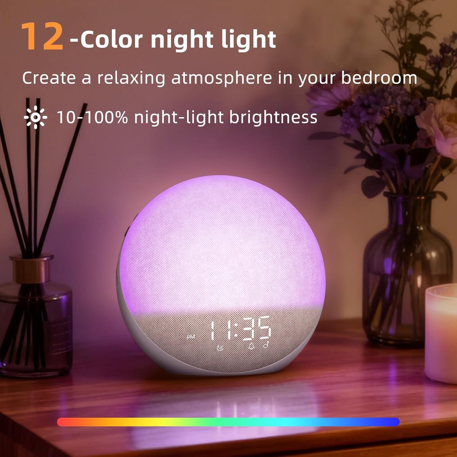 sunrise alarm clock white noise