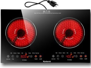 2 burner electric cooktop