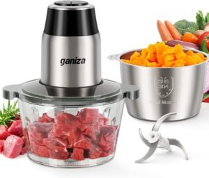 electric food chopper with meat grinder