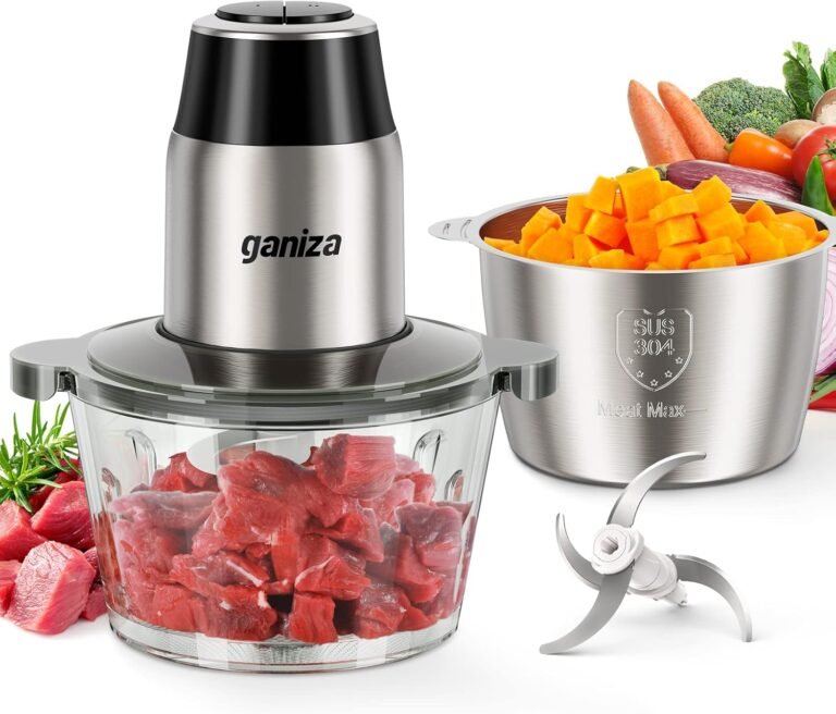 electric food chopper with meat grinder
