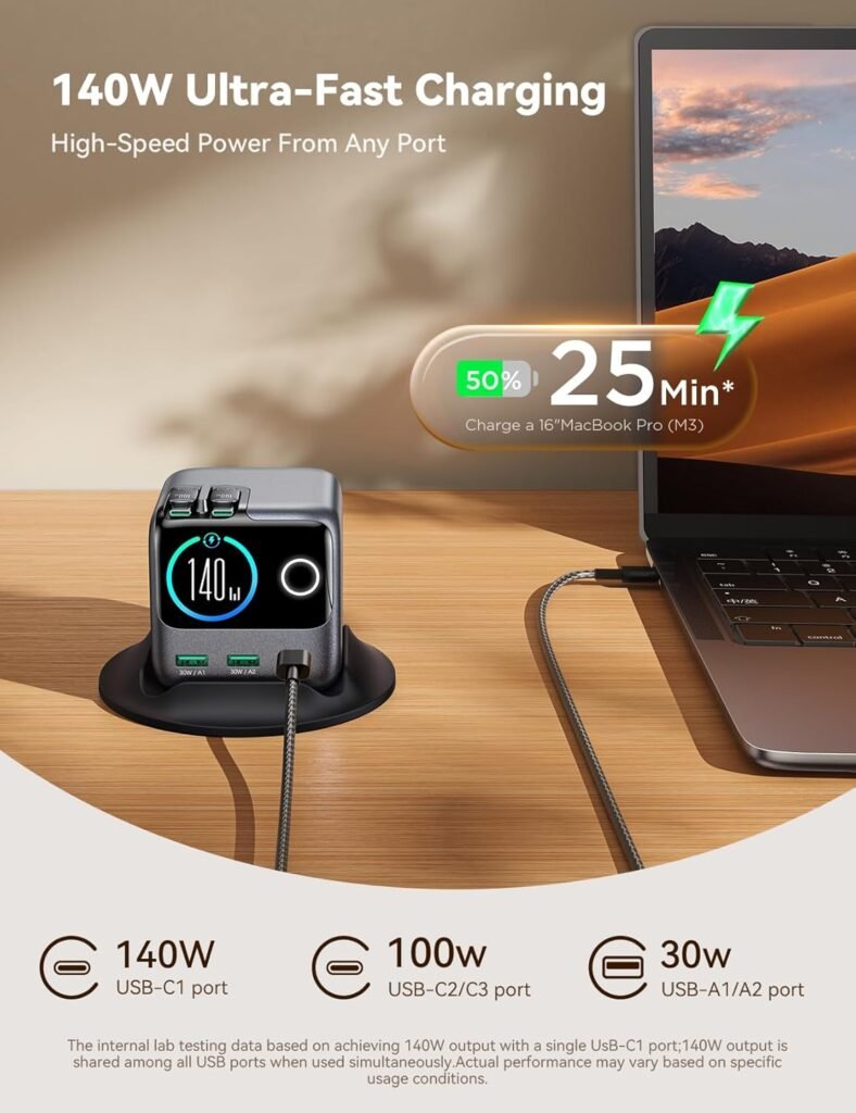 Best USB C Charging Station Multi Port Desktop Review 2026 : Design Eliminates Cable Clutter While Powering 13 Devices 46% More Efficiently 2 usb c charging station multi port desktop