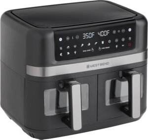 dual basket air fryer 10 quart