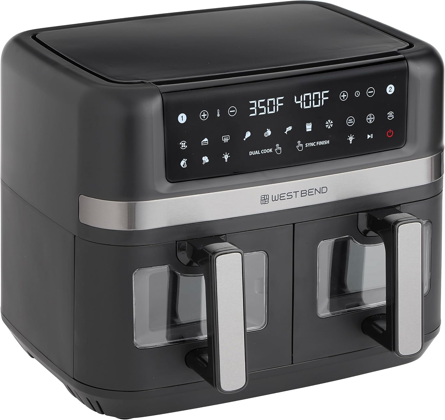 dual basket air fryer 10 quart