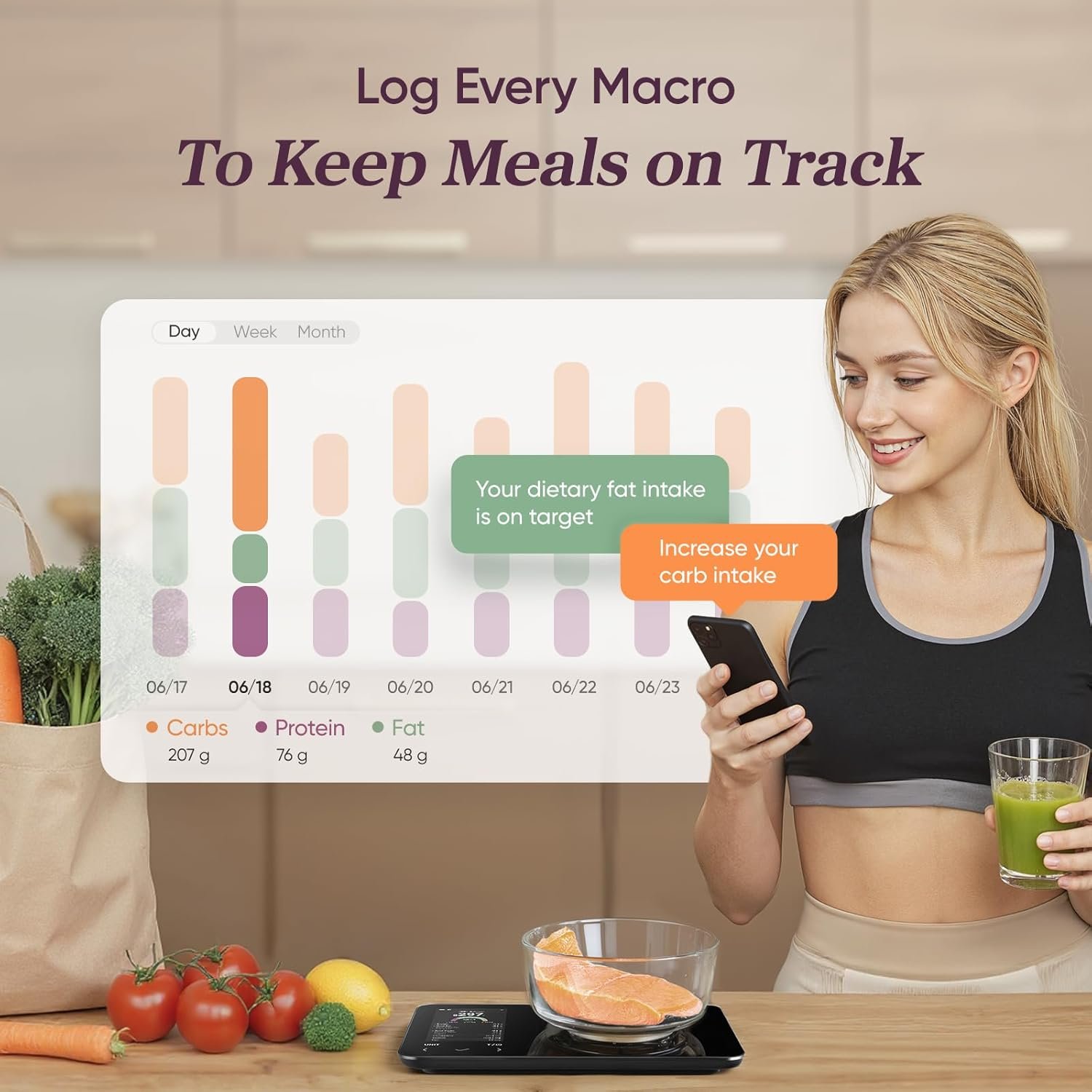 smart food scale nutritional calculator