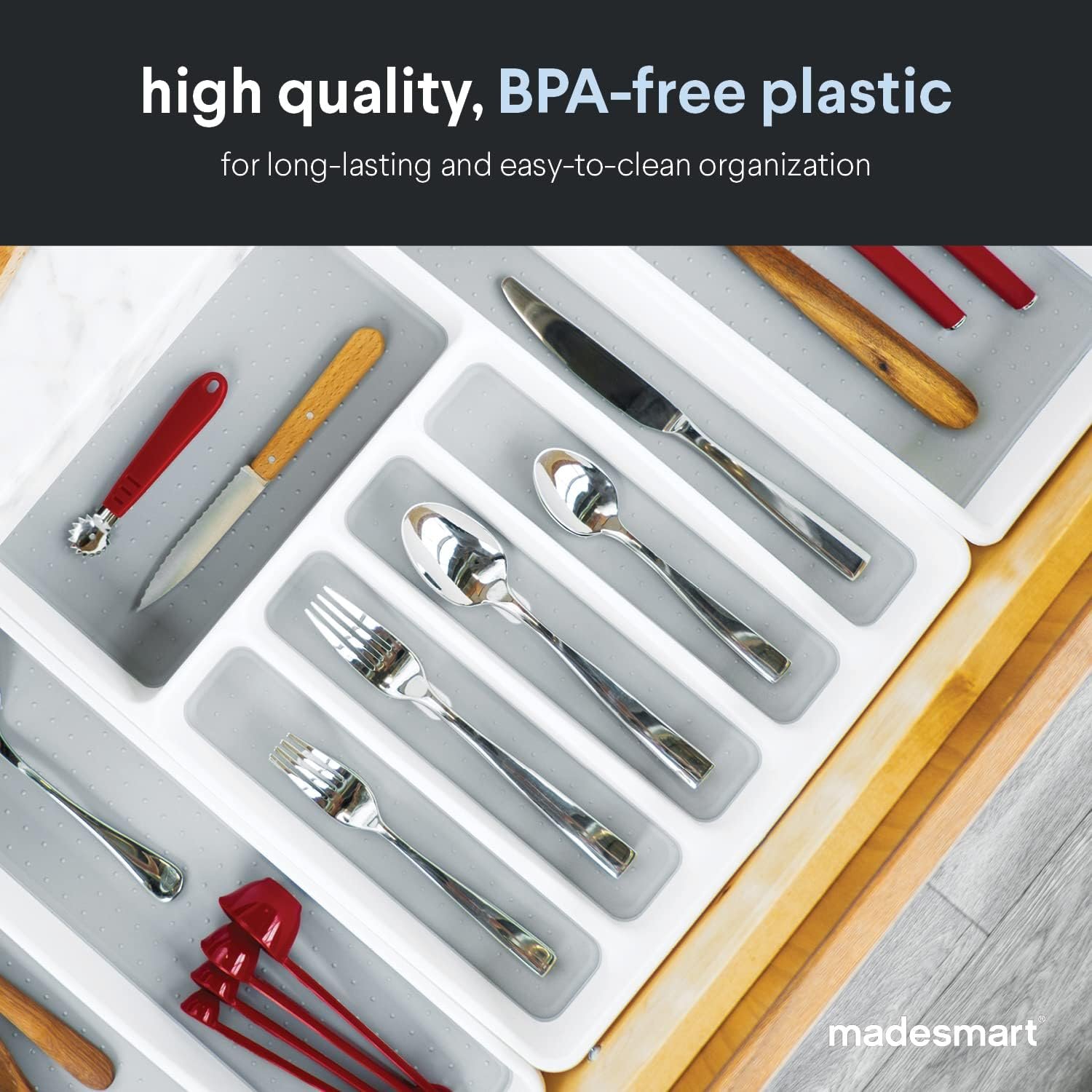 silverware drawer organizer kitchen