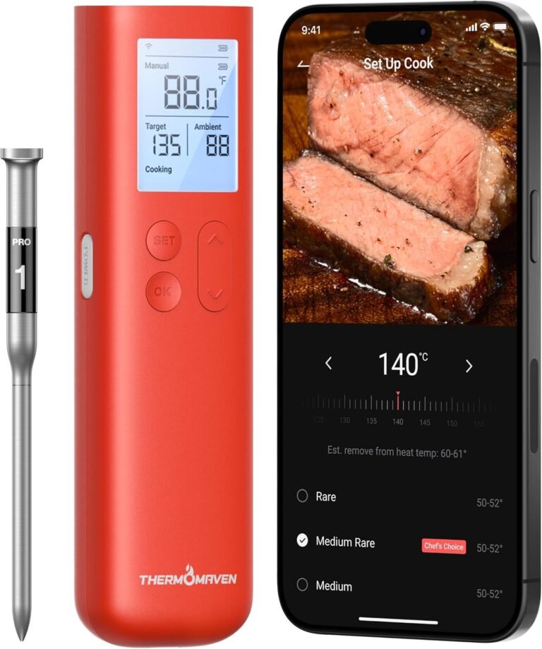 wireless meat thermometer bluetooth