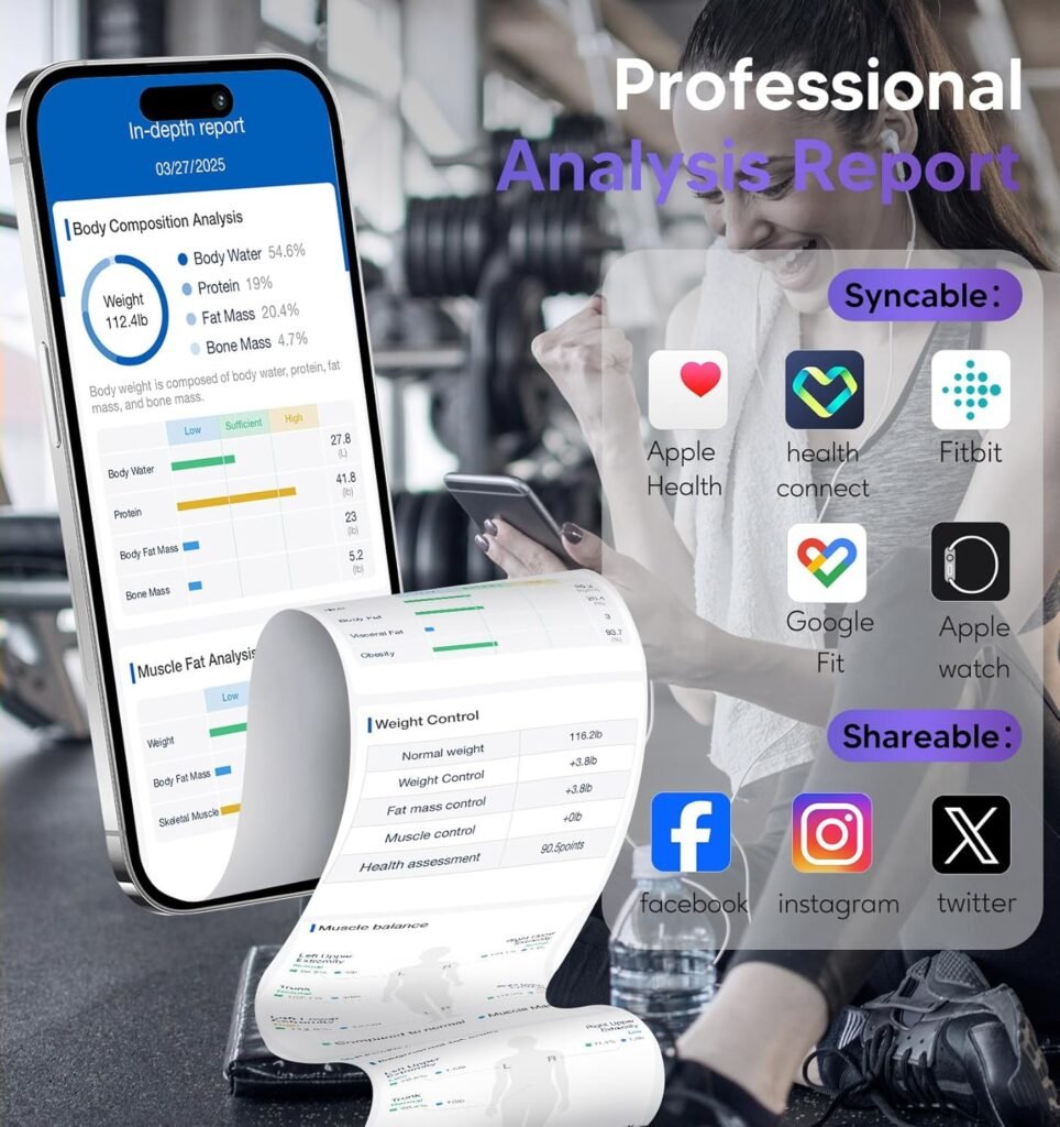 GE 8-electrode smart body fat scale