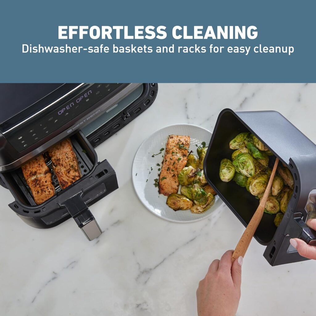 dual basket air fryer 10 quart