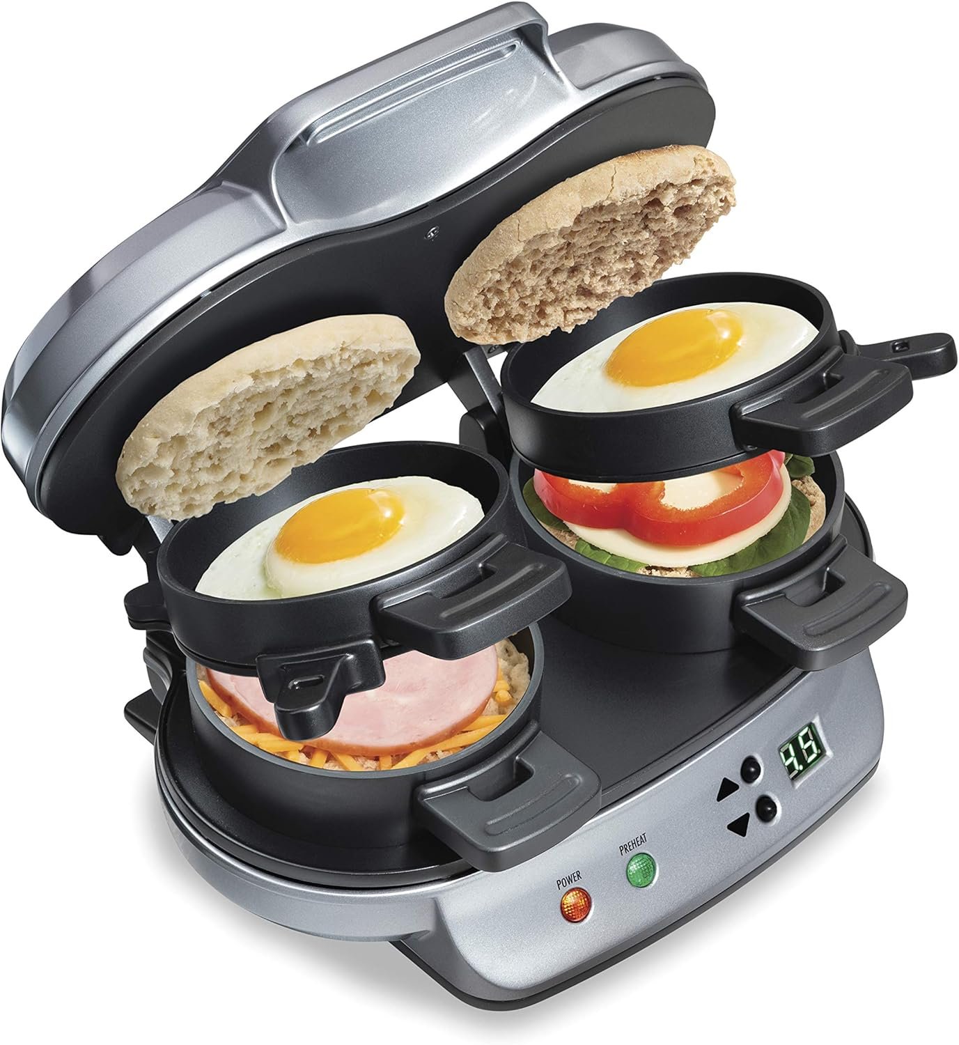 breakfast sandwich maker dual