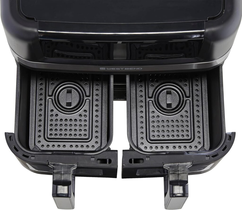 dual basket air fryer 10 quart