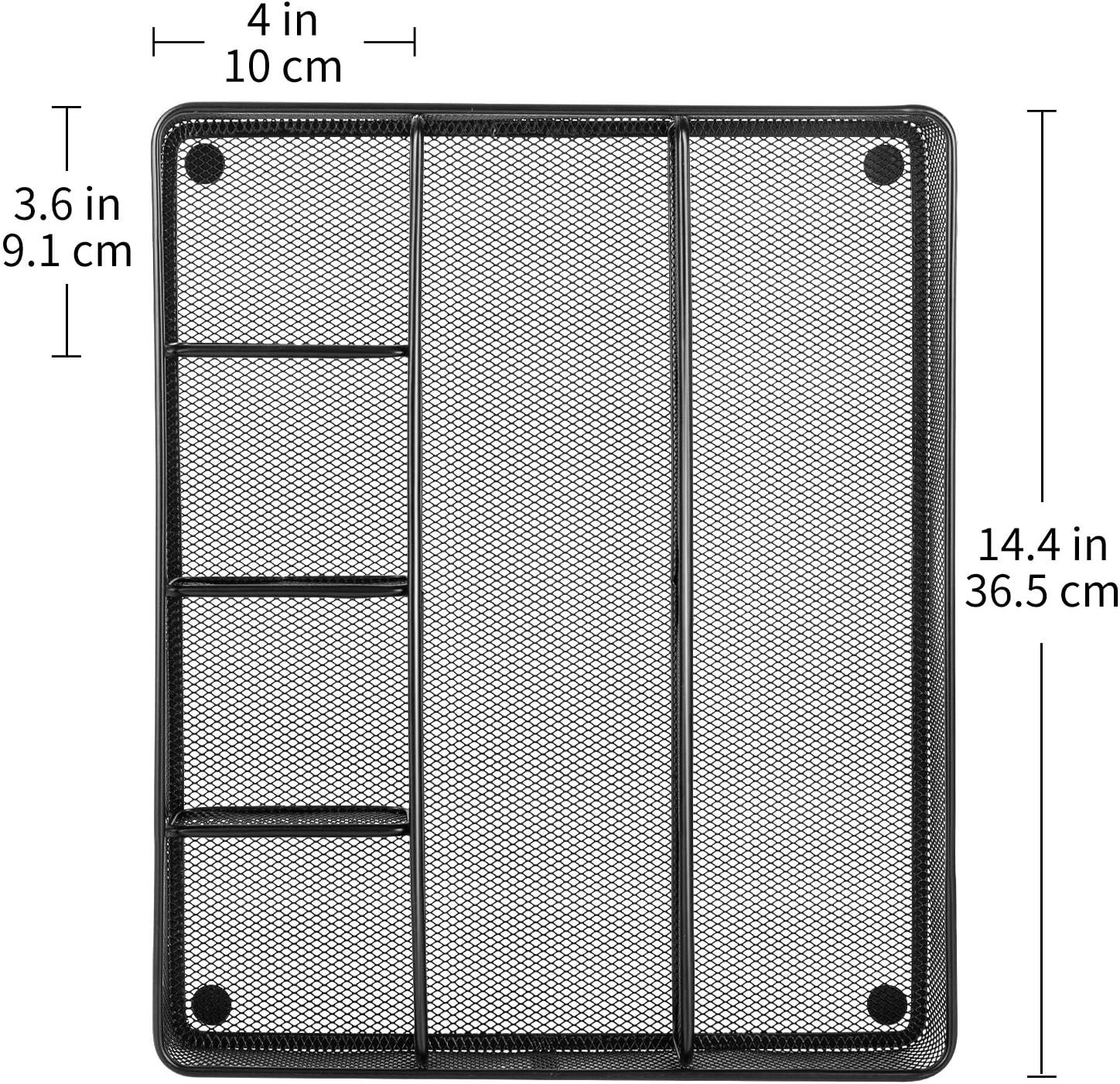 desk drawer organizer metal mesh