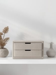 fabric drawer dresser