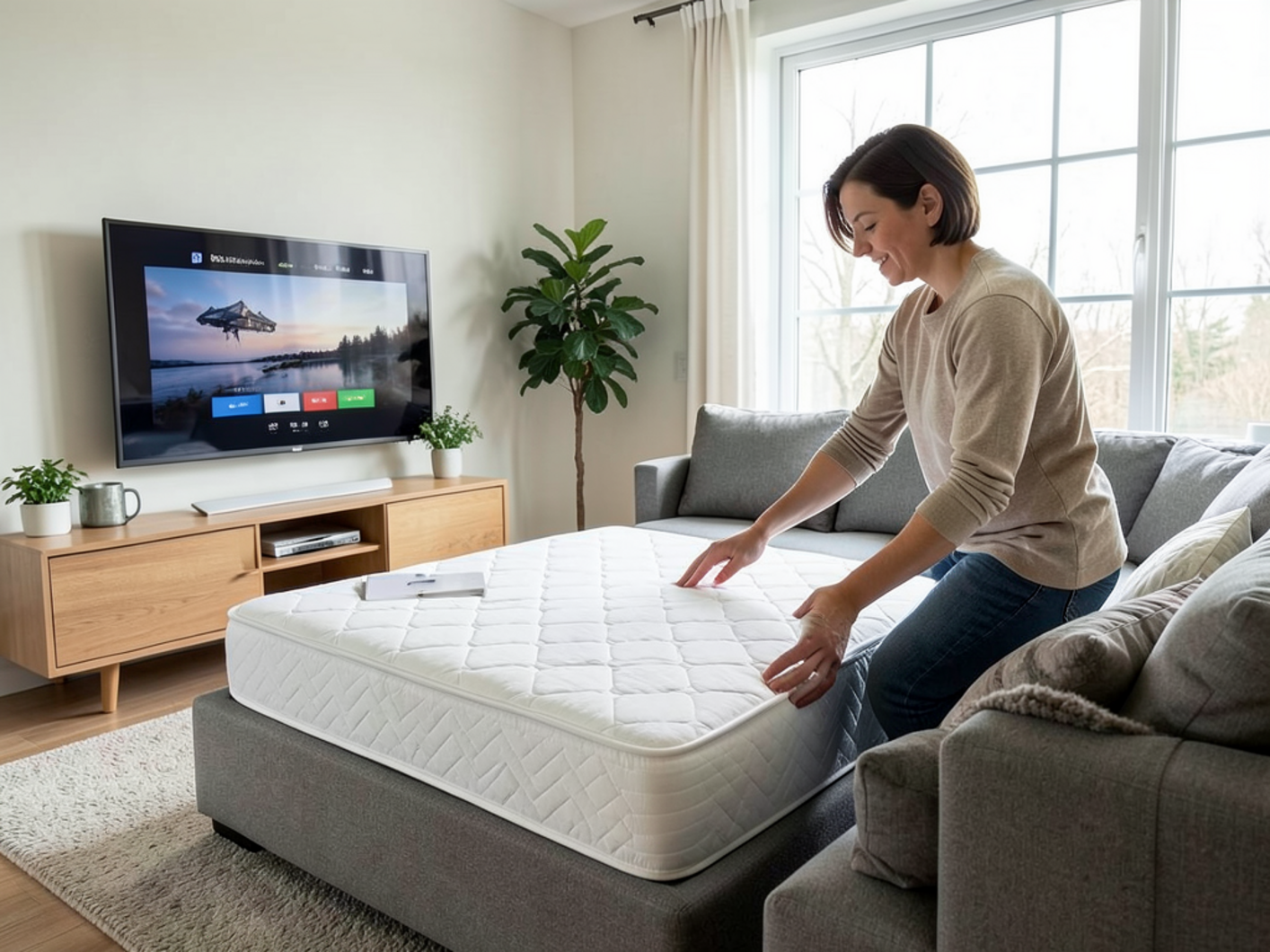 waterproof mattress protector person.png Home Gadget