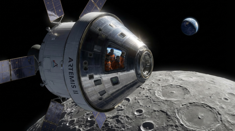 Artemis II lunar flyby